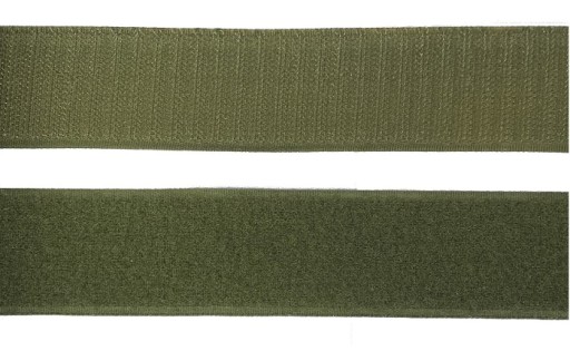 VELCRO 5cm KRAJČÍRSKA PÁSKA OBOJSTRANNÁ OLIVOVÁ - 50mm