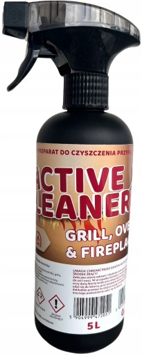 ACTIVE CLEANER 0,5L čistiaci prostriedok na čistenie pripálenin krbového skla