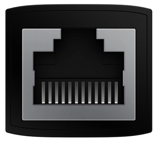 LAN KONEKTOR KONEKTOR RJ45 - RJ45 ETHERNETOVÝ SIEŤOVÝ ADAPTÉR S PREDĹŽOVAČOM
