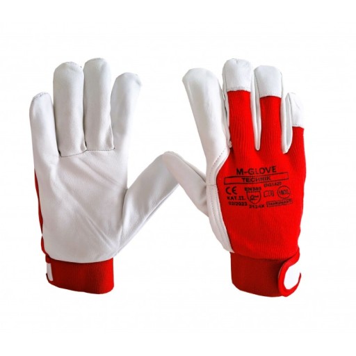 M-Glove Kozie rukavice so suchým zipsom, veľkosť 9/L 1 PÁR