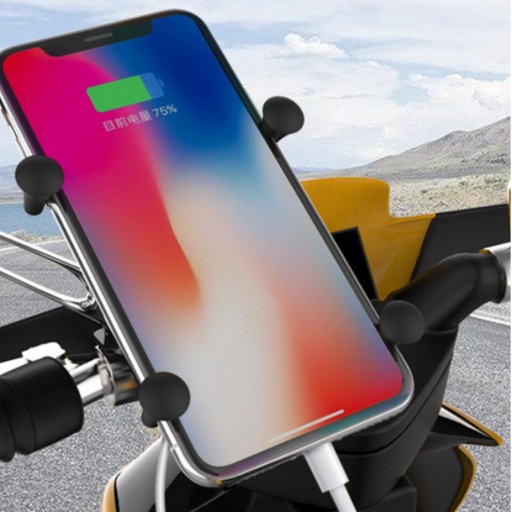 DRŽIAK TELEFÓNU NA MOTORKU NA VÝKONNÝ BICYKEL