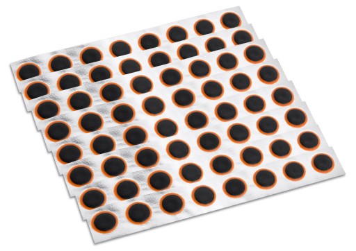 Sada záplat ATS záplaty na duše Veľkosť 25 mm 64ks