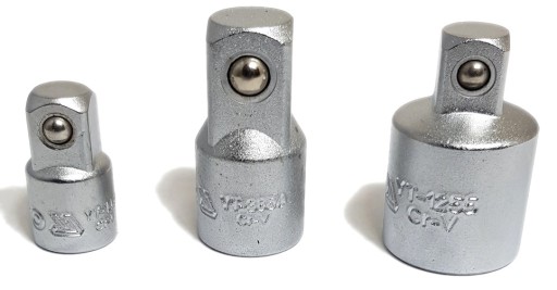 YATO - SADA REDUKČNÝCH ADAPTÉROV 1/2'' 1/4'' 3/8'' - 3 KS