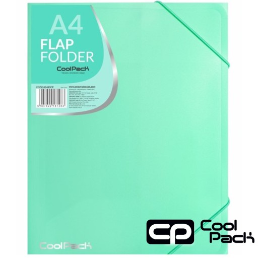 COOLPACK VYMAZANÝ SÚBOR A4 MINT PASTEL