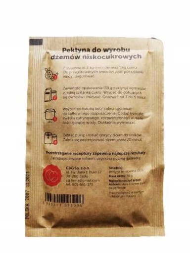 Pektín na džemy 30 g
