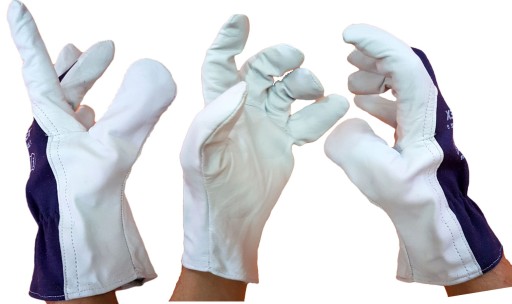Kožené pracovné rukavice SOFT TOPER, lícová koža MONTERSKIE - 9 L