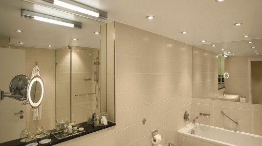 Svietidlo HALOGEN Okrúhle AQUS GU10 IP44 Biele