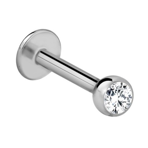 Labret s guľou - Crystal 1,2/6/3 crystal