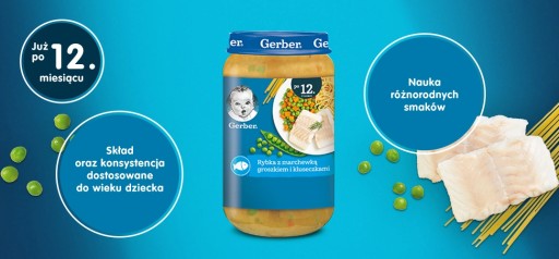 Gerber Rybie mrkvové hráškové knedle 250g
