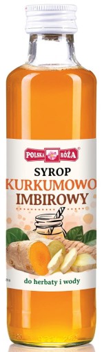 Sirup z kurkumy a zázvoru 250 ml Polska Róża