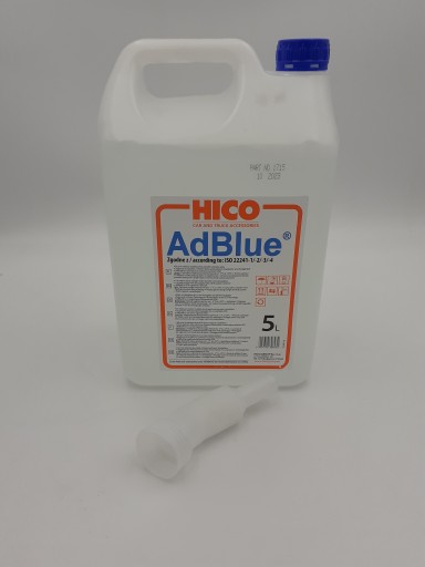ADBLUE HICO LIQUID 5L + Vtipná katalytická prísada EURO 5 / EURO 6