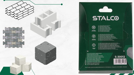 DIAMANTOVÝ KOTOUČ NA KAMEŇ VYZTUŽENÉ BETONOVÉ KOCKY 125 REZ DOBRÝ OSTRÝ