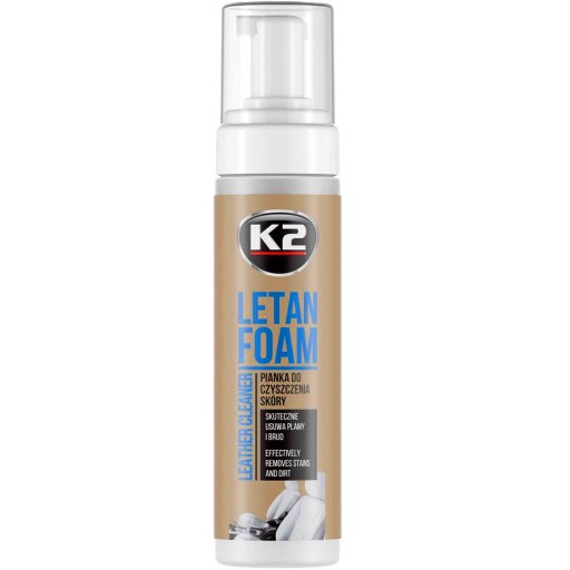 K2 LETAN FOAM - PENA ČISTIACA KOŽA 200ML