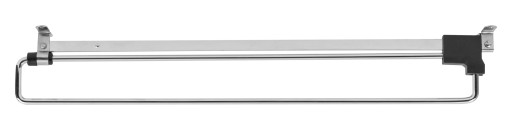 Závesný vešiak, výsuvný na šatníkovú skriňu, chróm, L-250 mm - AM001 AMIX