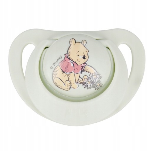 NUK SILIKÓNOVÉ SOATKY ANATOMICKÝ MACKO 6-18M 2KS + Púzdro