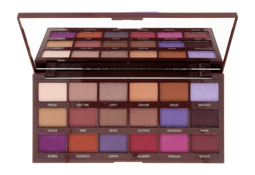 Paletka očných tieňov Makeup Revolution Violet Chocolate