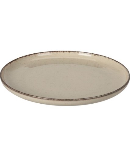 Porcelánový tanier, 25 cm, béžový