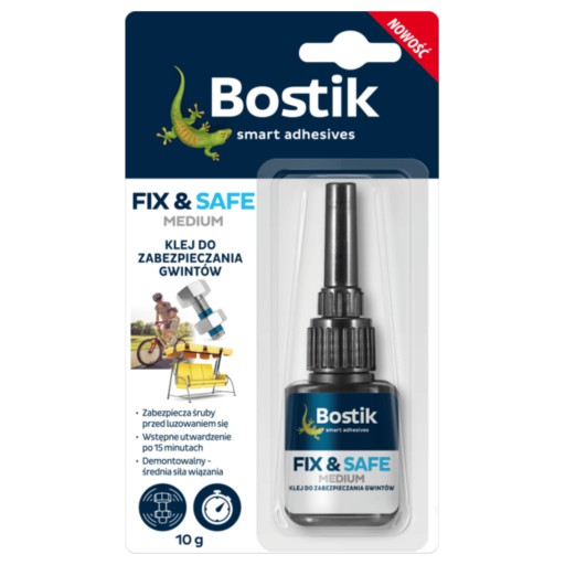FIX&SAFE GLUE 10G NA ZAISTENIE NITOV BOSTIK