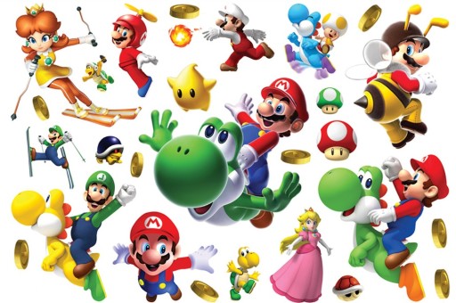 UMÝVAJÚCE TETOVANIE PRE DETI SUPER MARIO BROS CG244