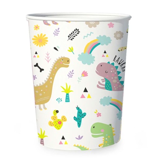Dinosaurie hrnčeky Dino hrnčeky Birthdays 1-99 6 ks.
