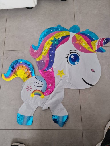 VEĽKÝ FÓLIOVÝ BALÓN PRE DIEVČATKO JEDNOROŽEC 89CM PRE DETSKÚ RODINKU