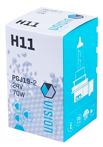 VISION H11 W4H80 ŽIAROVKA 24V 70W PGJ19-2 U E4 W4H8