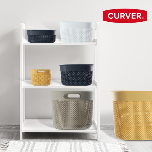 KOŠ NA NÁDOBY CURVER 6L ORGANIZÁTOR NAVY ECO