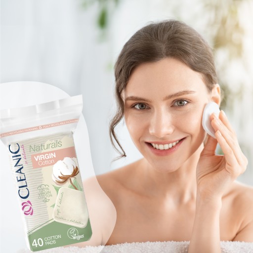 Štvorcové vložky Cleanic Naturals Virgin Cotton