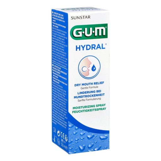 Hydratačný sprej na sucho v ústach GUM HYDRAL 50 ml