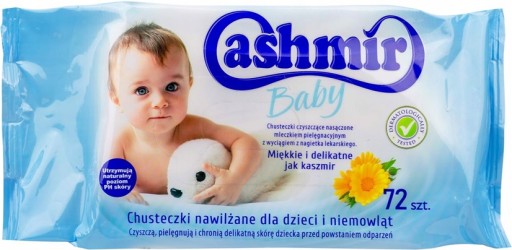 CASHMIR Baby vlhčené obrúsky pre deti a bábätká 1x72 ks.