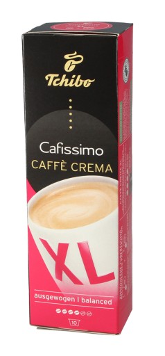 Kávové kapsuly Tchibo Cafissimo Caffe Crema XL 10 kapsúl