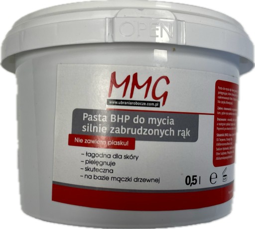 BHP pasta na umývanie rúk s pilinami 500 ml