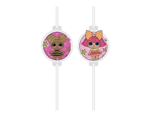 LOL Birthday Straws Birthday Dolls 4 ks.