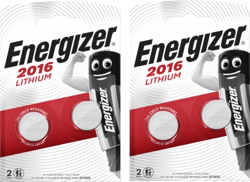 Energizer 3V CR2016 špecializovaná batéria 4 ks