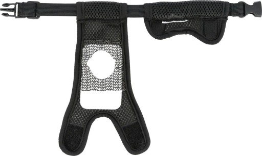 Ochranné nohavičky so sieťovinou, pre psov, čierne, S: 30–37 cm