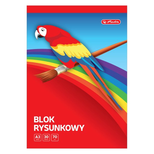 Školský blok na kreslenie A3, 30 listov, 70g/m2 HERLITZ