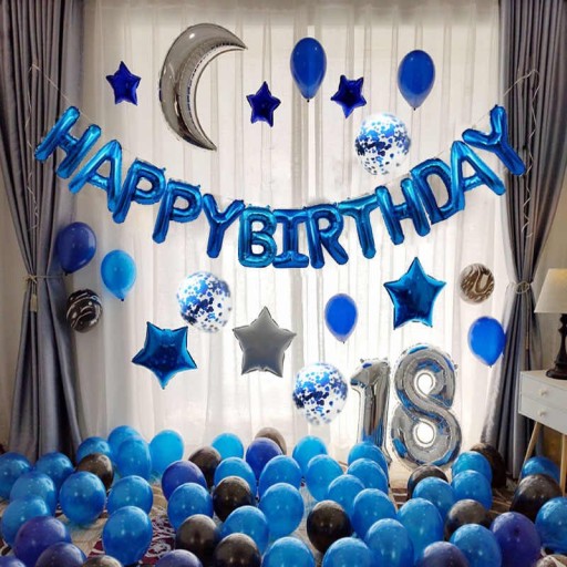 Elegantné narodeninové balóniky s nápisom HAPPY BIRTHDAY