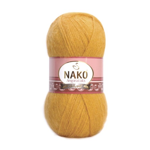 NAKO Angora Luks 1636 Šafrán S VLNOU