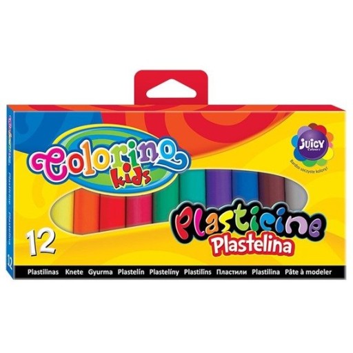 COLORINO KIDS PLASTICINE ROUND 12 FAREB