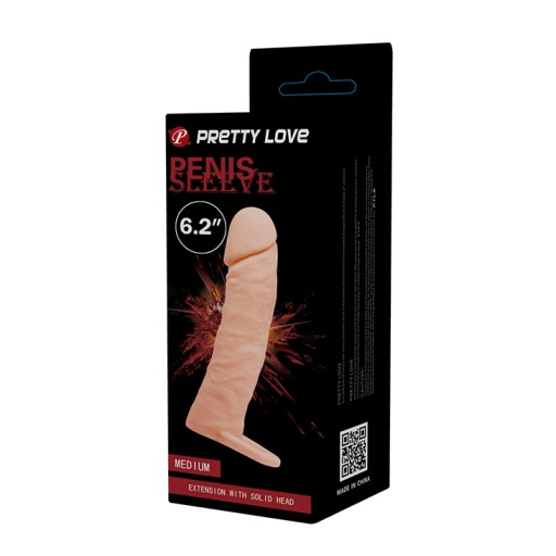 PENIS SLEEVE MEDIUM Kryt na zväčšenie penisu