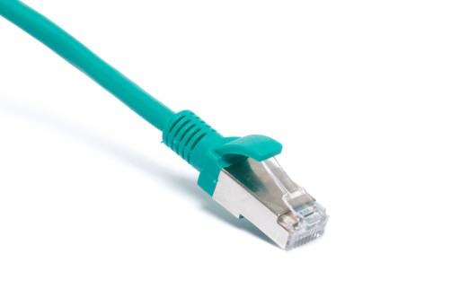 Patchcord RJ-45 LAN sieťový kábel 1,5M cat 5E zelený pre počítačový router