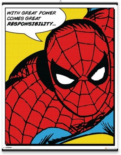 Nástenný komiksový plagát Spiderman 40x50 cm