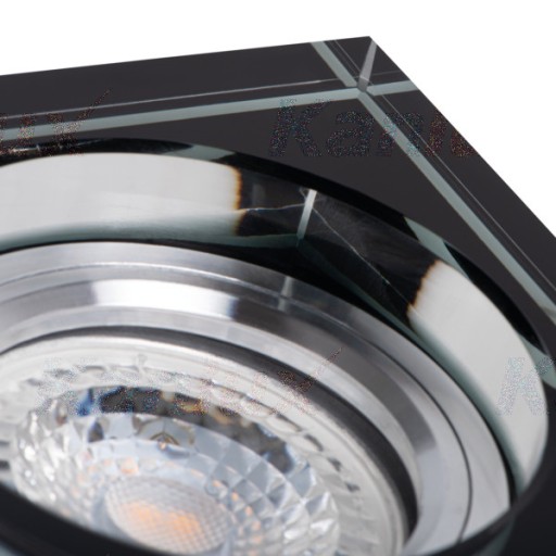 Kanlux MORTA B CT-DSL50-B sklenené stropné očko