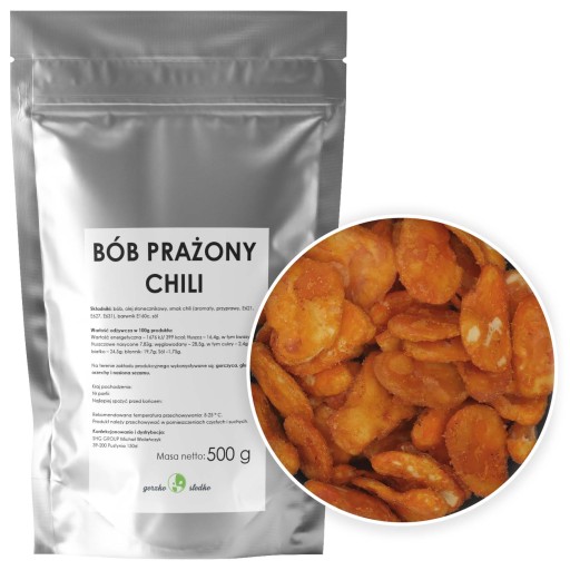 PRAŽENÉ CHILI fazuľa, hranolky, snack, šaláty, 500g