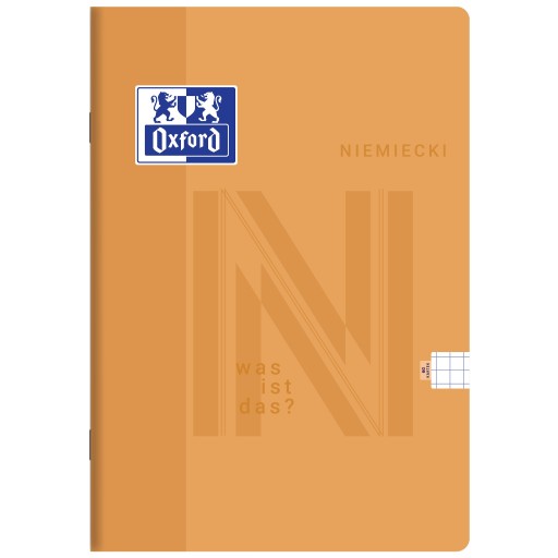 OXFORD GERMAN NOTEBOOK A5/60K OKRAJ SIETE OFX