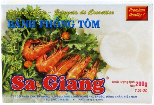 Krevetové lupienky 200g SA GIANG