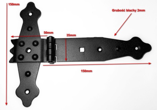 150 MM KRÍŽOVÝ TRÁNOKOVÝ ZÁVĚS PRE TRÁNKOVÉ ŽALÚZIE T
