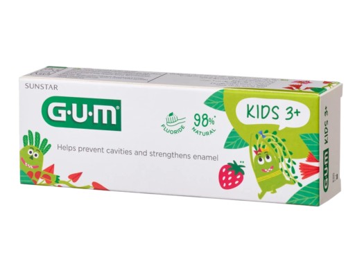 Detská zubná pasta GUM Sunstar pre deti 3-6 rokov Jahoda