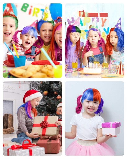 10x FAREBNÉ STRUNKY CHALK FARBY NA VLASY KRIEDY