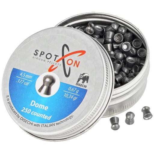 Spoton Dome pelety 10,34gr 4,5mm, 250 ks.